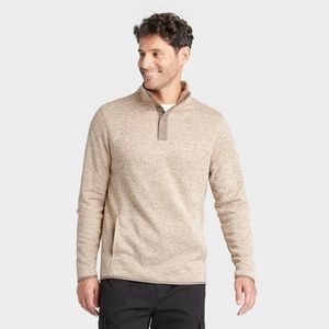 Goodfellow & Co. Quarter 1/4 Snap Sweatshirt NWOT
